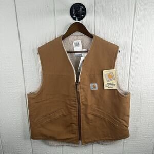 Vintage 90’s Tan Carhartt Vest V03BRN Size XL NWT